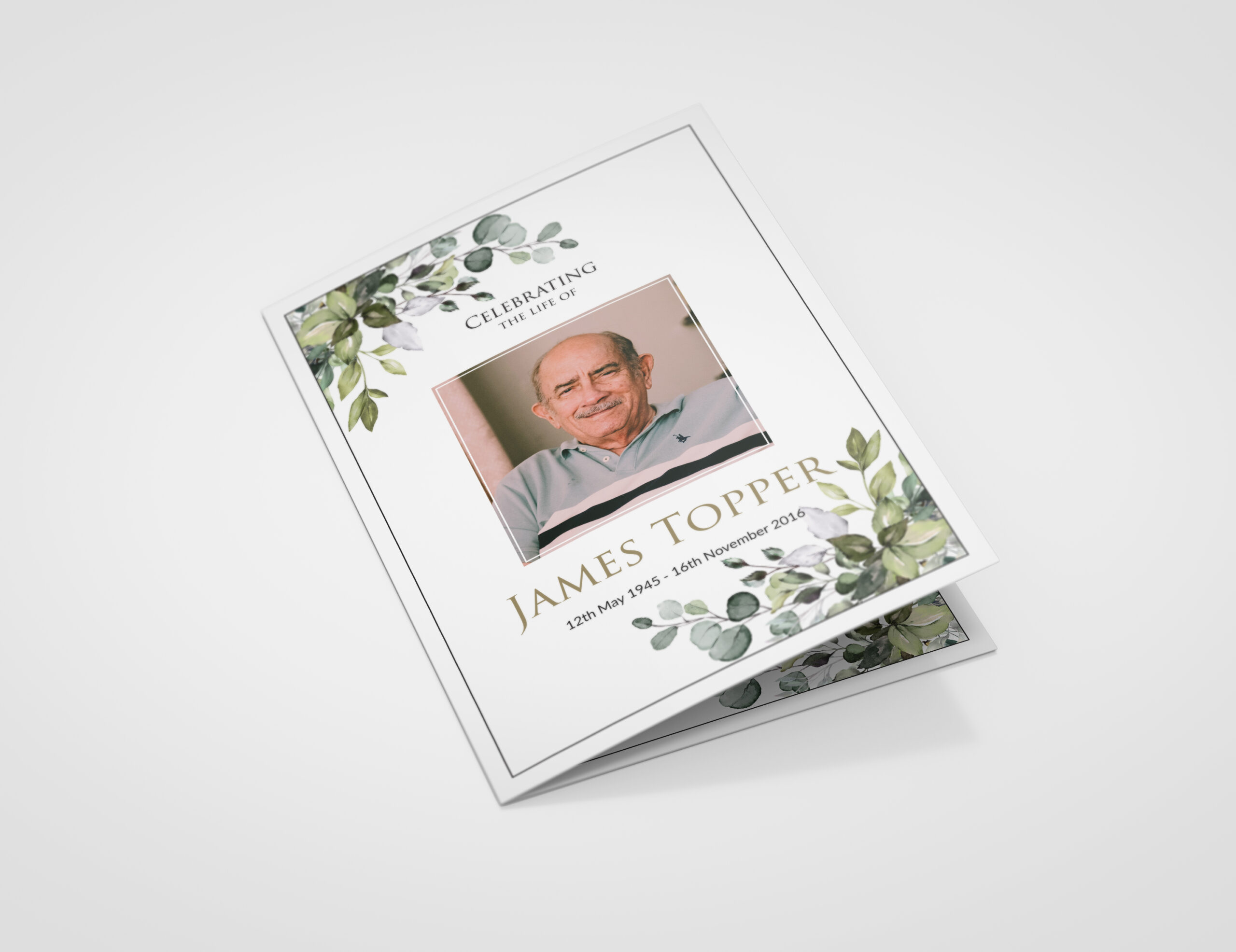 Order Of Service Booklet 07 | Exclusive Memorials