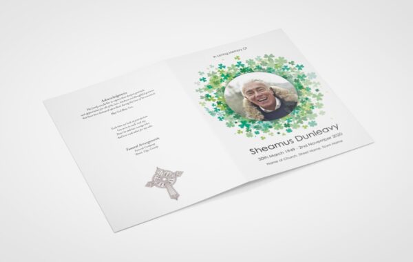 order of service booklets