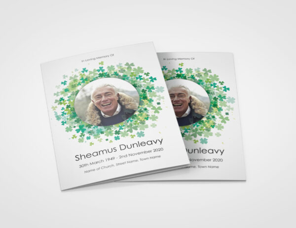 order of service booklets