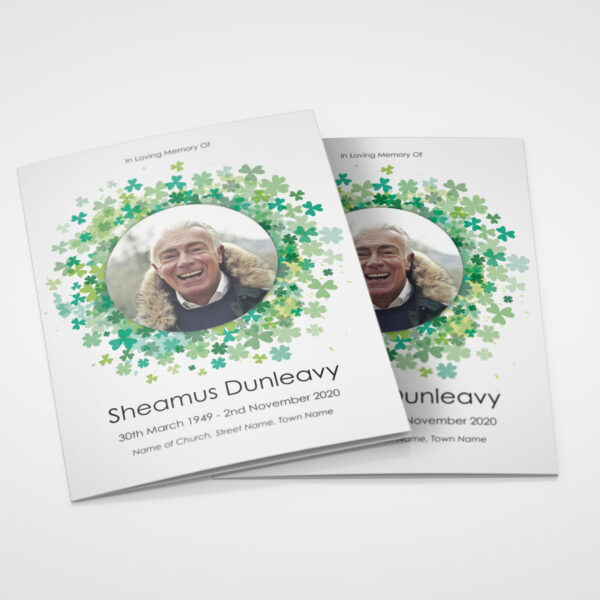 order of service booklets