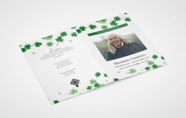 order of service booklets