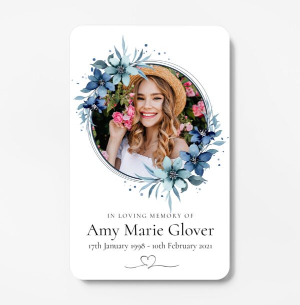 memorial wallet card