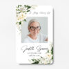 memorial wallet card