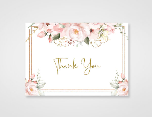 funeral thank you card