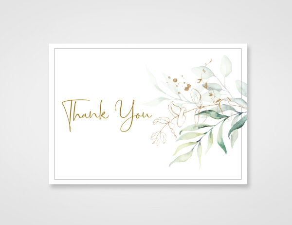 funeral thank you card