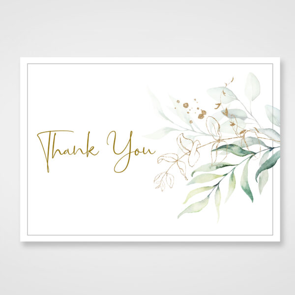 funeral thank you card