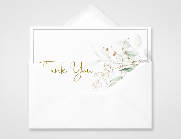 funeral thank you card