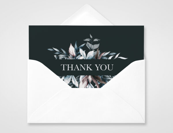 funeral thank you card