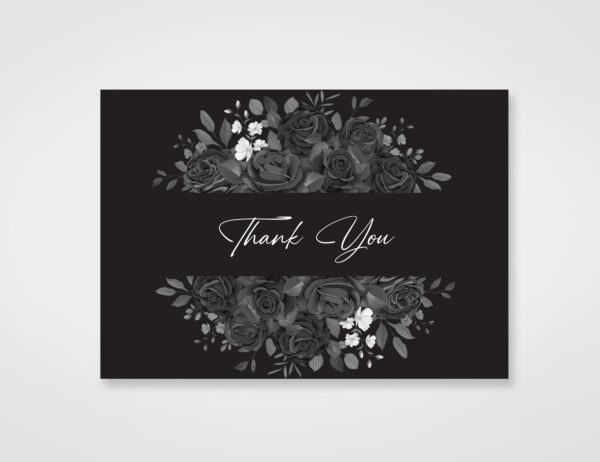 funeral thank you card