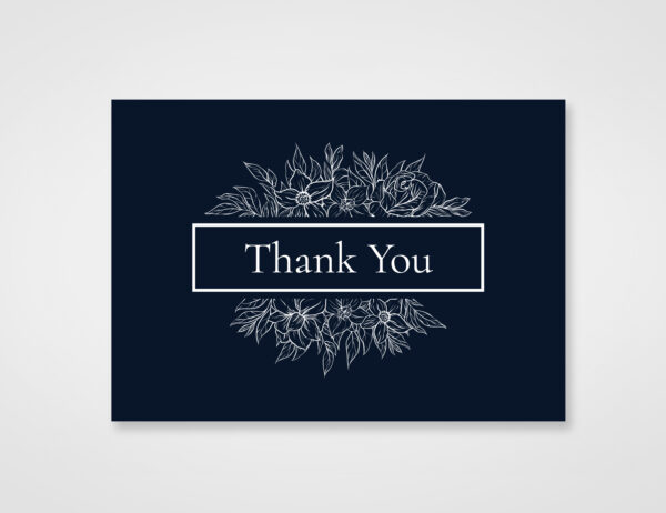 funeral thank you card