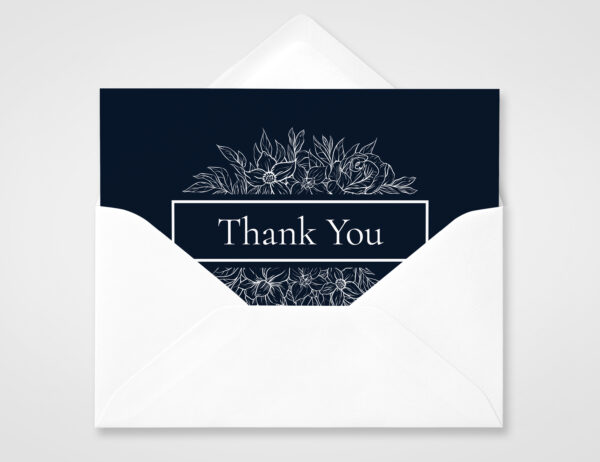 funeral thank you card