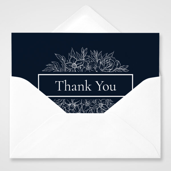 funeral thank you card