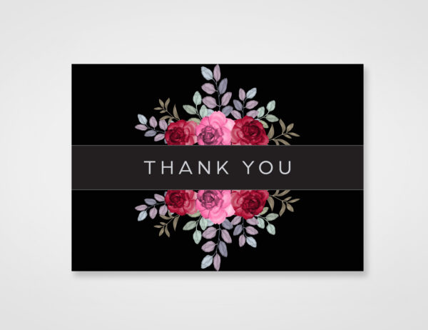 funeral thank you card