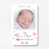 baby memorial card