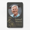 foiled memorial card