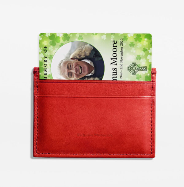 Irish Themed Laminated Memorial Keepsake Card 06 - Image 3
