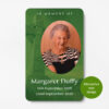 Laminated Memorial Card