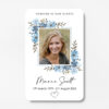 plastic memorial card