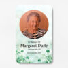 laminated wallet memorial card