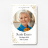 plastic wallet memorial card
