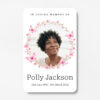 plastic wallet memorial card