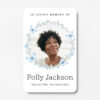 plastic wallet memorial card