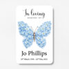 plastic wallet memorial card