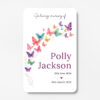 plastic wallet memorial card