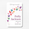 plastic wallet memorial card